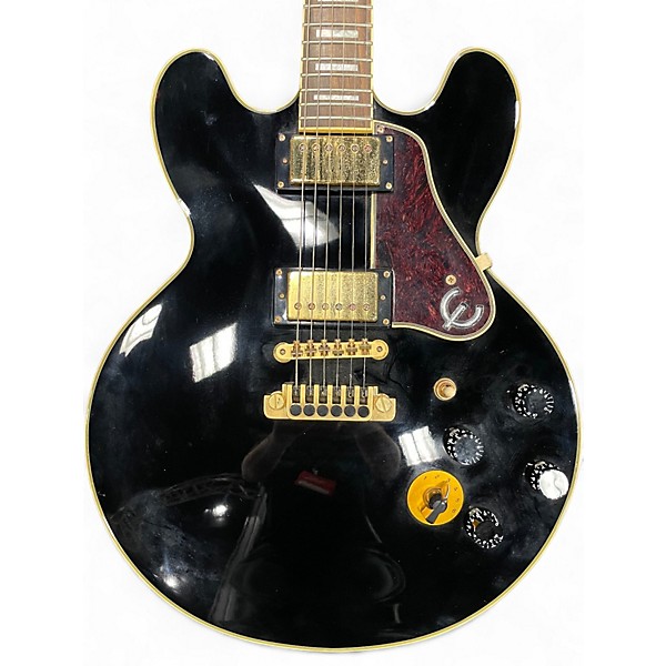 Used Epiphone BB King Lucille Ebony Hollow Body Electric Guitar
