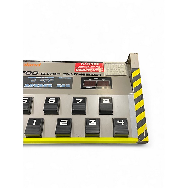 Used Roland G-707 W/ GR700 SILVER Solid Body Electric Guitar