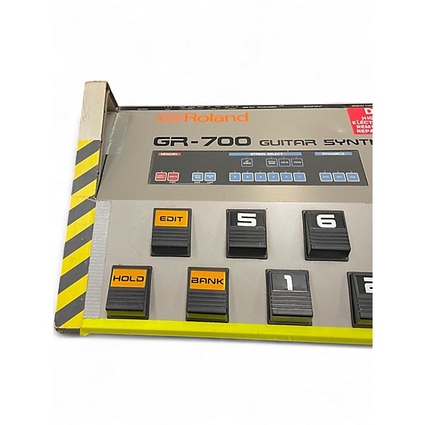 Used Roland G-707 W/ GR700 SILVER Solid Body Electric Guitar