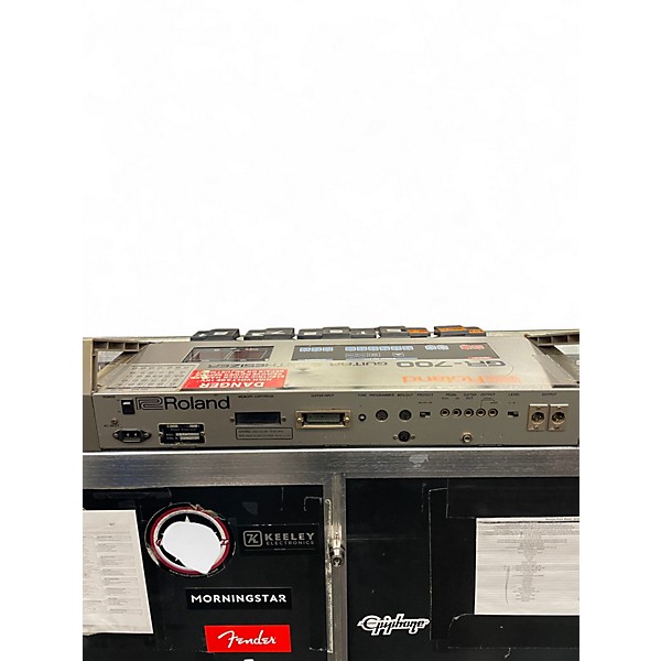 Used Roland G-707 W/ GR700 SILVER Solid Body Electric Guitar