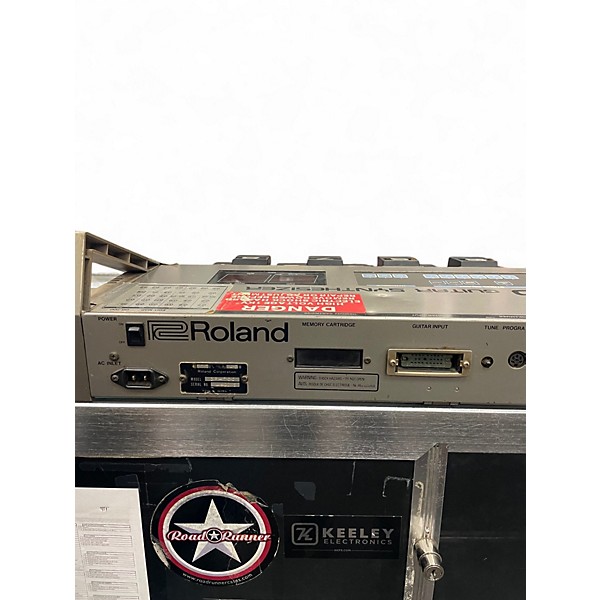 Used Roland G-707 W/ GR700 SILVER Solid Body Electric Guitar