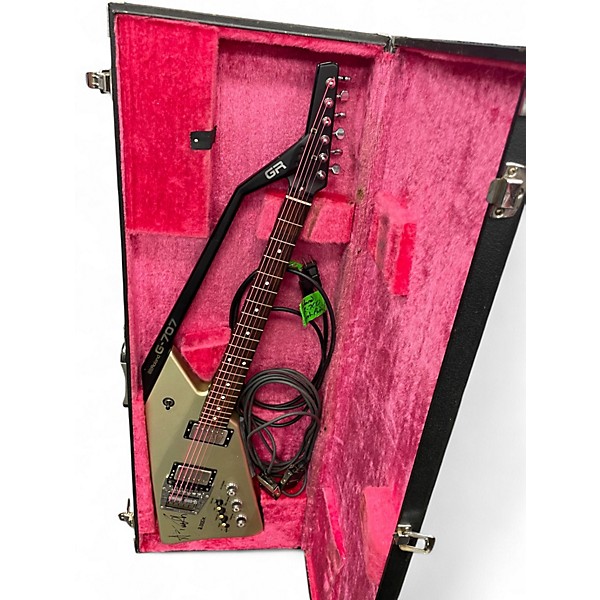 Used Roland G-707 W/ GR700 SILVER Solid Body Electric Guitar