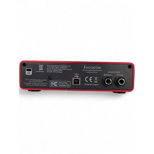 Used Focusrite Scarlett 2i2 Audio Interface