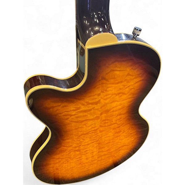 Used Gretsch Guitars G5655T-QM Quilted Maple Sweet Tea Hollow Body Electric Guitar