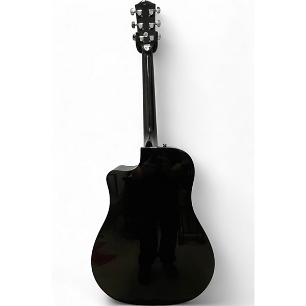 Used Fender CD-60SCE Black Acoustic Electric Guitar