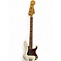 Used 2022 Fender Player Precision Bass White Electric Bass Guitar thumbnail
