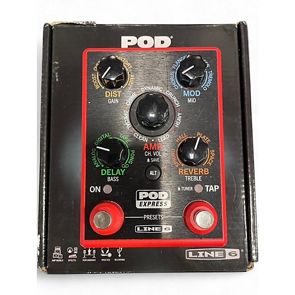 Used Line 6 Pocket Pod Express Amp Modeler Effect Processor