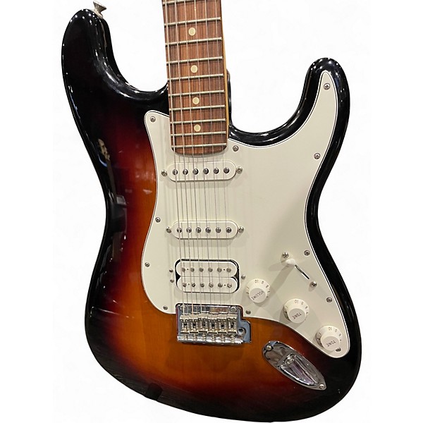 Used Fender Player Stratocaster HSS 3 Tone Sunburst Solid Body Electric Guitar