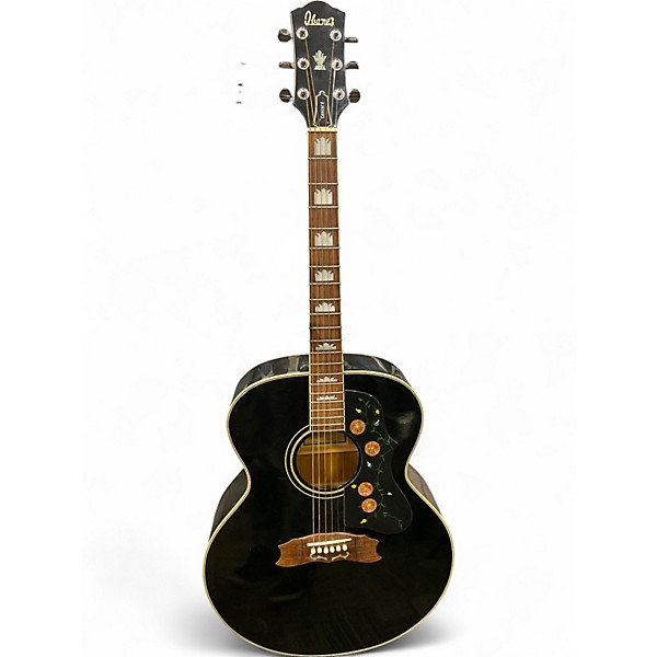 Used Ibanez CONCORD JUMBO Black Acoustic Guitar