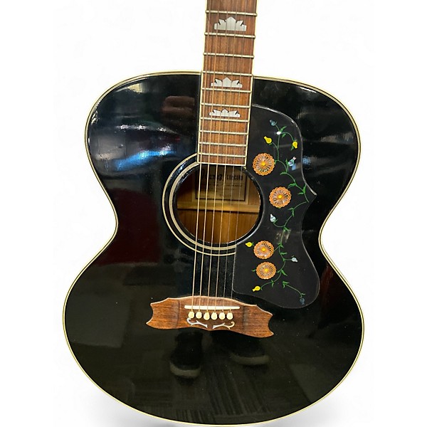 Used Ibanez CONCORD JUMBO Black Acoustic Guitar