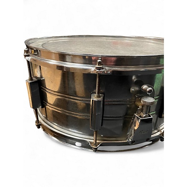 Used Pearl 7X14 Export Series Snare Silver Drum