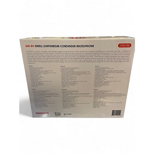 Used Warm Audio WA-84 SMALL CONDENSER MICROPHONE Condenser Microphone