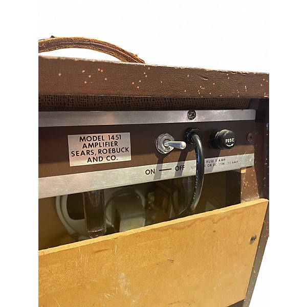 Vintage 1960s Silvertone MODEL 1451 Tube Guitar Combo Amp