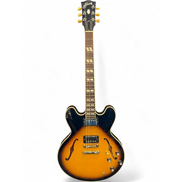 Used Gibson ES345 2 Color Sunburst Hollow Body Electric Guitar
