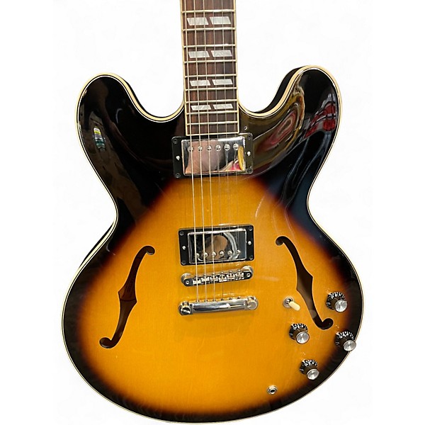 Used Gibson ES345 2 Color Sunburst Hollow Body Electric Guitar