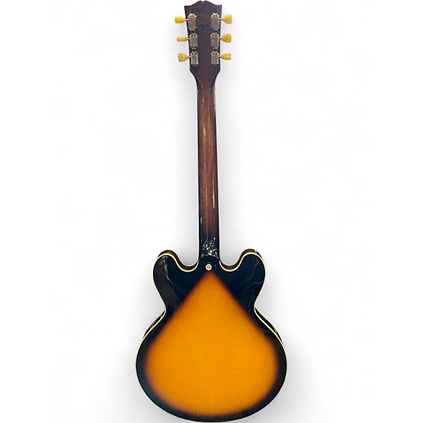 Used Gibson ES345 2 Color Sunburst Hollow Body Electric Guitar