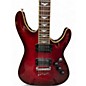 Used Schecter Guitar Research Diamond Series PT Red Solid Body Electric Guitar