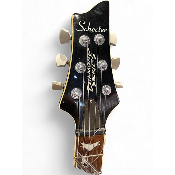 Used Schecter Guitar Research Diamond Series PT Red Solid Body Electric Guitar