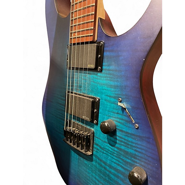 Used Ibanez RG6003FM Blue Solid Body Electric Guitar
