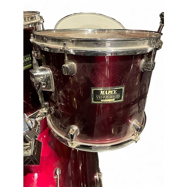 Used Mapex 5 Piece venus series Red Drum Kit