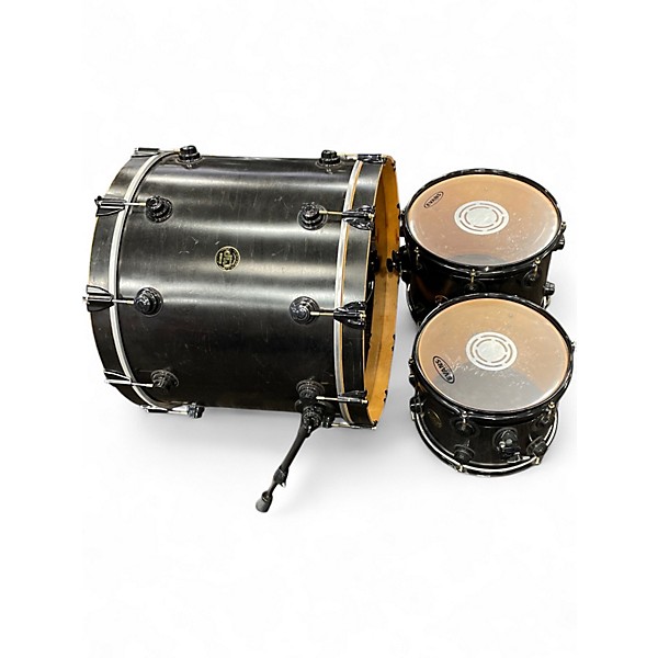 Used DW 3 Piece Collector's Series EBONY SATIN Drum Kit