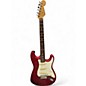 Used 2005 Fender Player Stratocaster Candy Apple Red Metallic Solid Body Electric Guitar thumbnail