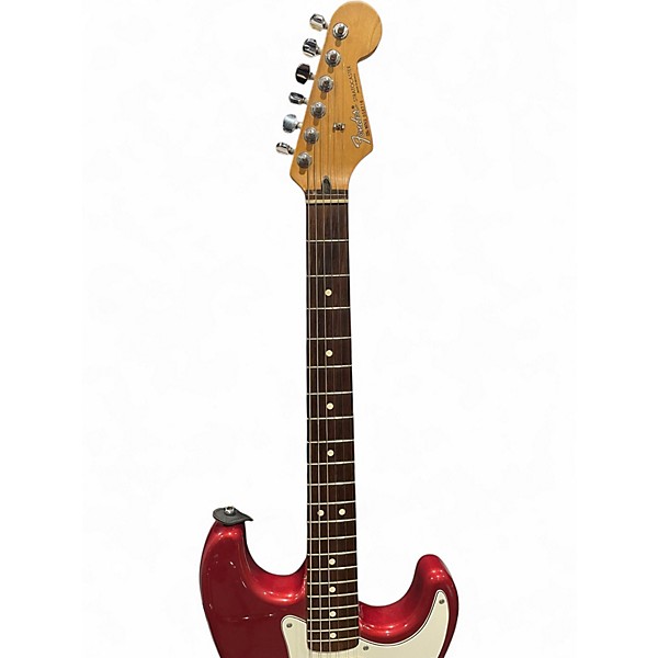 Used 2005 Fender Player Stratocaster Candy Apple Red Metallic Solid Body Electric Guitar
