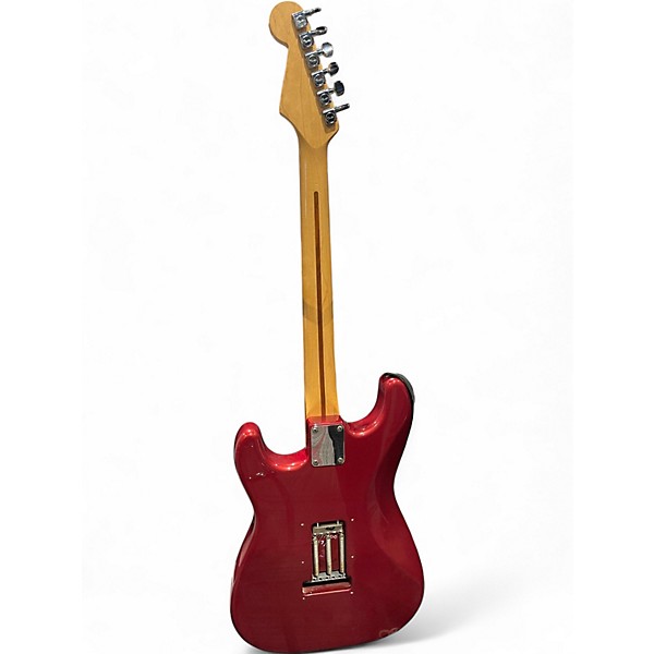 Used 2005 Fender Player Stratocaster Candy Apple Red Metallic Solid Body Electric Guitar