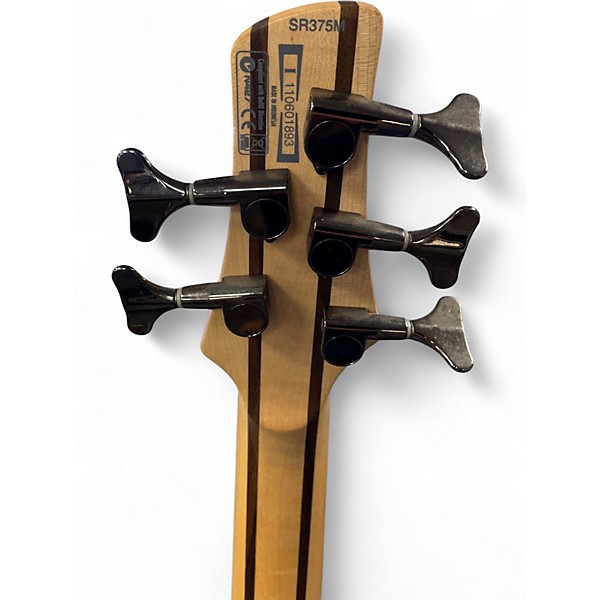 Used Ibanez SR375M 2 Color Sunburst Electric Bass Guitar