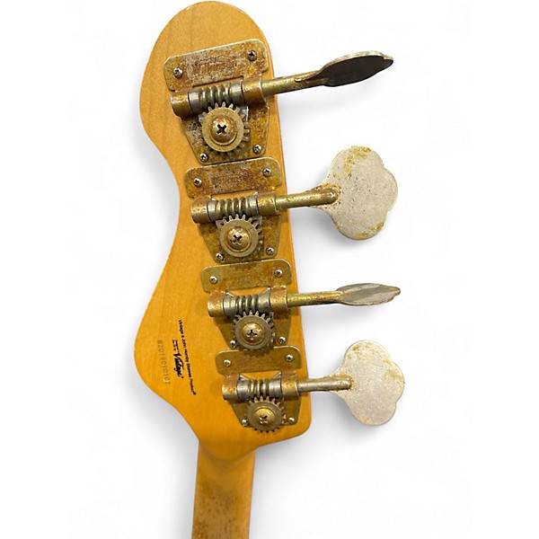 Used Vintage VJ74 Icon Series 3 Tone Sunburst Electric Bass Guitar