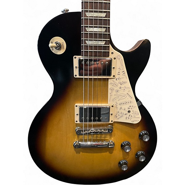 Used 2020 Gibson Les Paul Tribute 2 Tone Sunburst Solid Body Electric Guitar