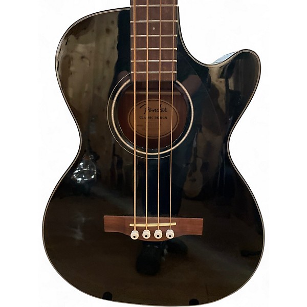 Used Fender CB-60 SCE BLACK Acoustic Bass Guitar