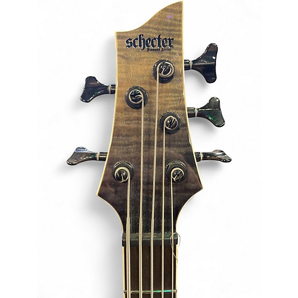 Used Schecter Guitar Research SLS ELITE V 5 string bass TRANS BLACK FADE Electric Bass Guitar