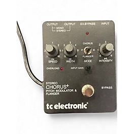 Used TC Electronic STEREO CHORUS+ MID 80S Effect Pedal