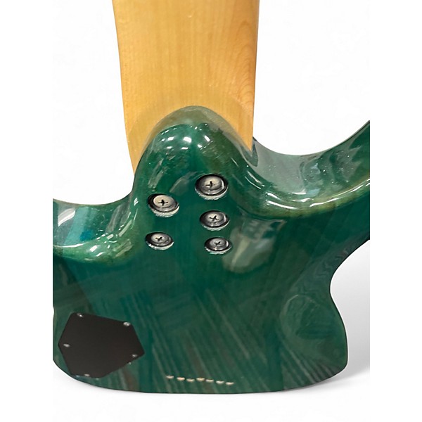 Used Agile Septor 725 7 String Green Solid Body Electric Guitar