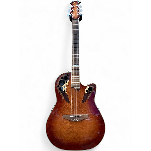 Used Ovation Ovation 2000 2 Color Sunburst Acoustic Electric Guitar