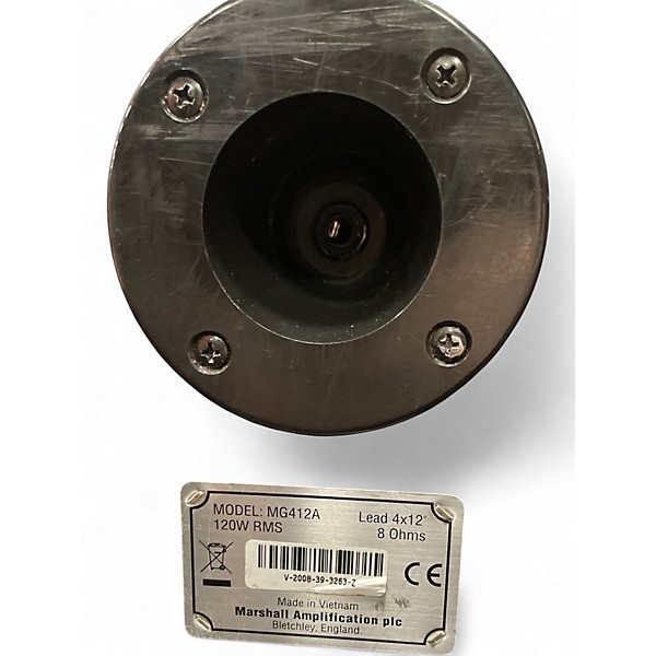 Used Marshall MG412A 4x12 120W Angle Guitar Cabinet