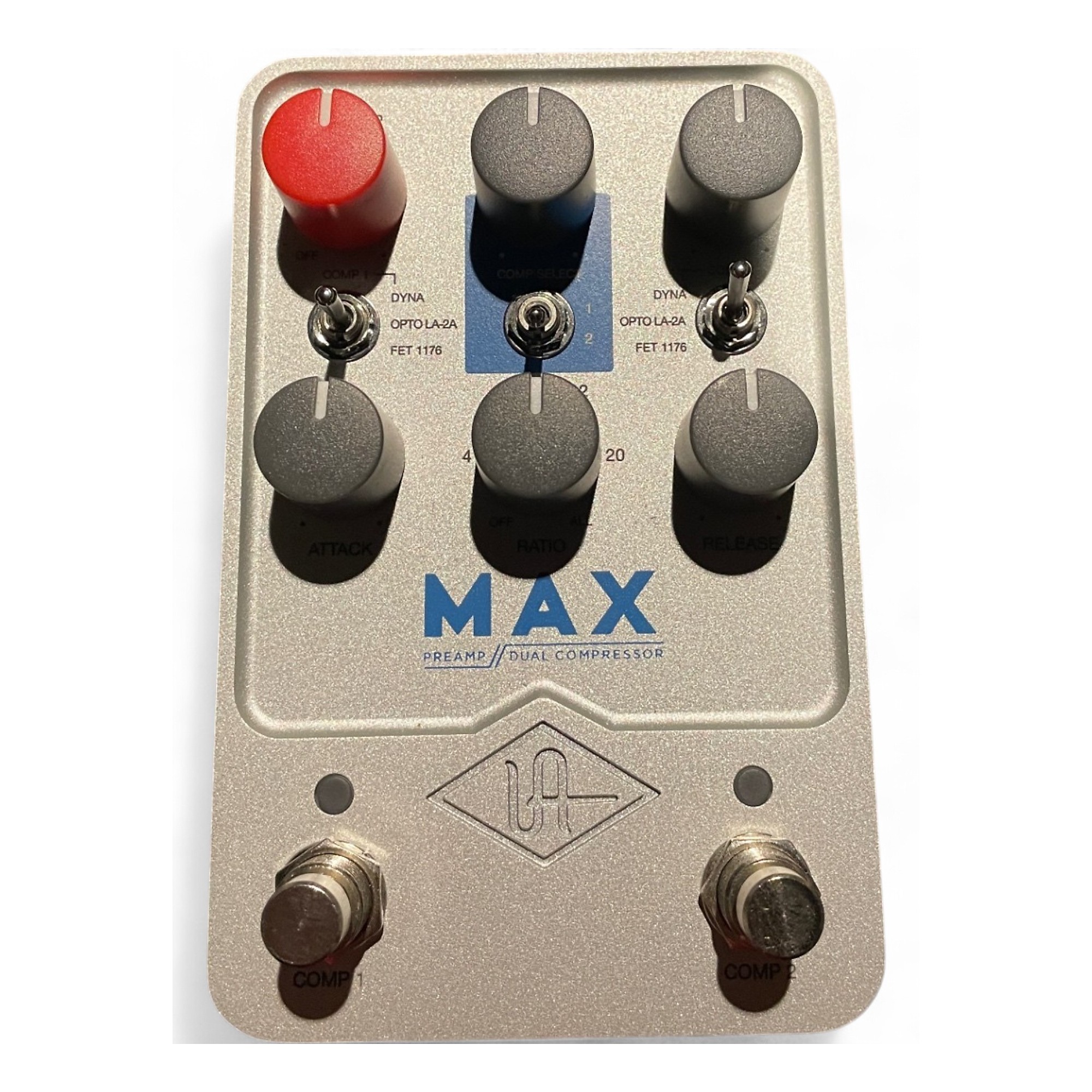 【USED】UAFX Max Preamp & Dual Compressor Used Universal Audio UAFX MAX Preamp and Dual Compressor Effect