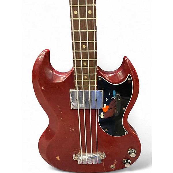 Vintage 1965 Gibson EB-0 Cherry Electric Bass Guitar