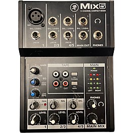 Used Mackie Mix5 Powered Mixer