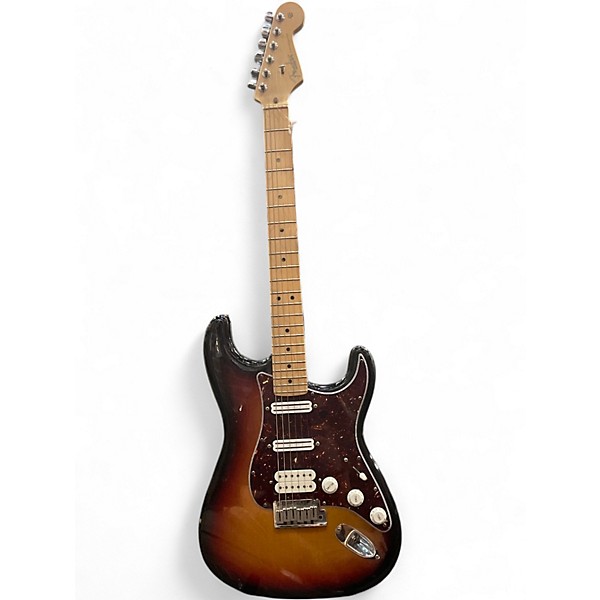 Used Fender American Elite Stratocaster 3 Color Sunburst Solid Body Electric Guitar