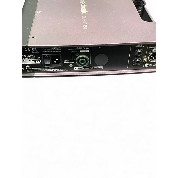 Used TC Electronic Classic 450 Bass Amp Head