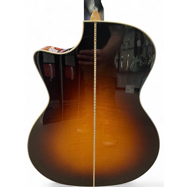 Used Eastman AC622CE 2 Tone Sunburst Acoustic Electric Guitar