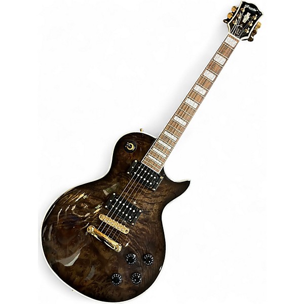 Used Grote SINGLE CUT Trans Brown Solid Body Electric Guitar