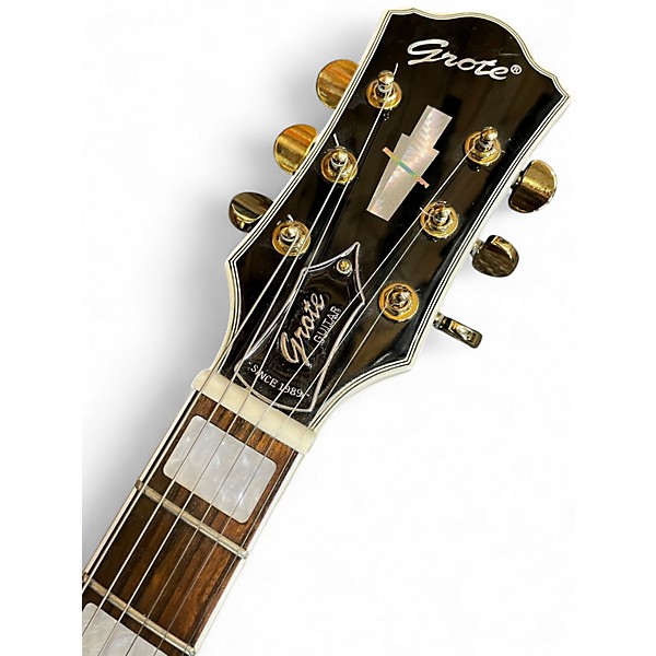 Used Grote SINGLE CUT Trans Brown Solid Body Electric Guitar