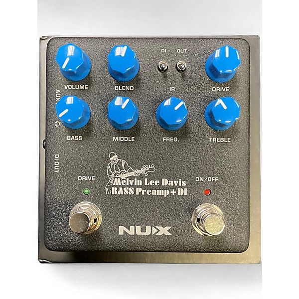Used NUX MELVIN LEE DAVIS PREAMP DI Bass Effect Pedal