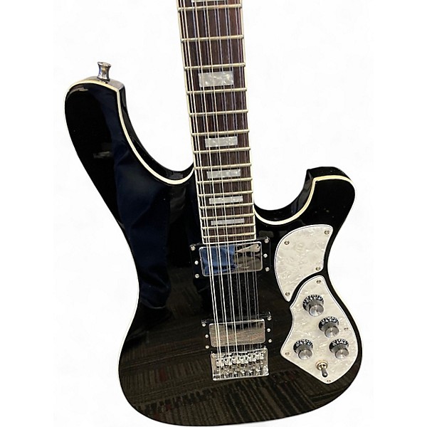Used Schecter Guitar Research Stargazer-12 Black Solid Body Electric Guitar