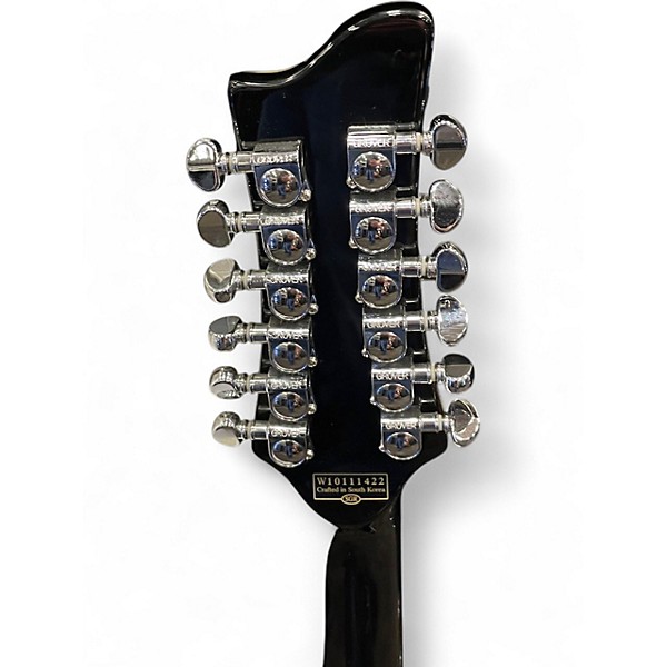 Used Schecter Guitar Research Stargazer-12 Black Solid Body Electric Guitar