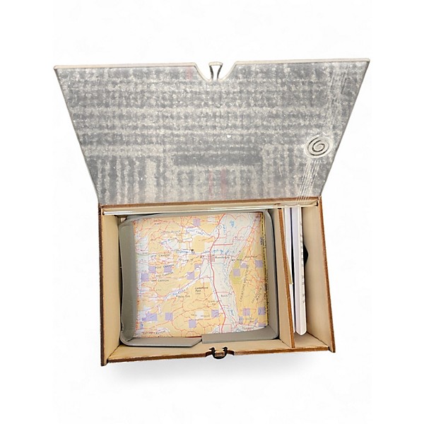 Used Spiral Electric Effects Yellow LM741 Effect Pedal