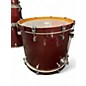 Used 2016 TAMA 5 Piece Silverstar All Birch Red Sparkle Drum Kit